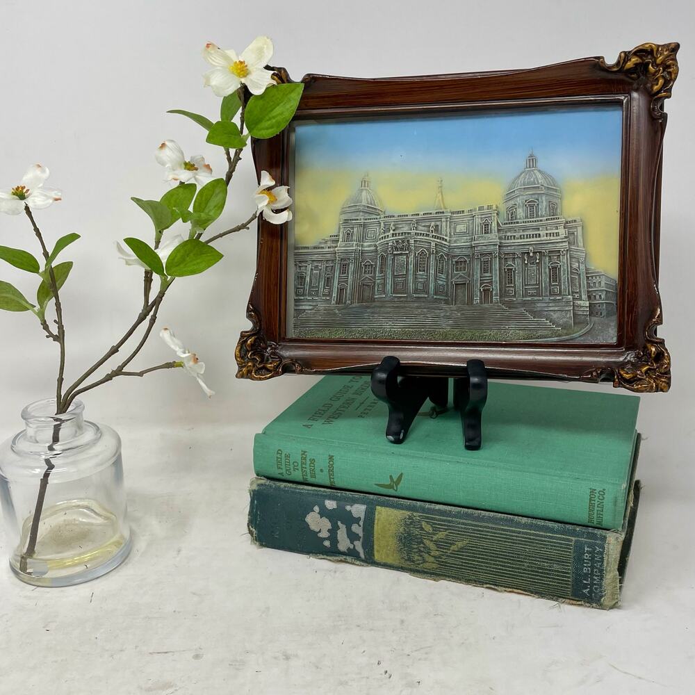 Vintage Framed Tile Santa Maria Maggione Rome